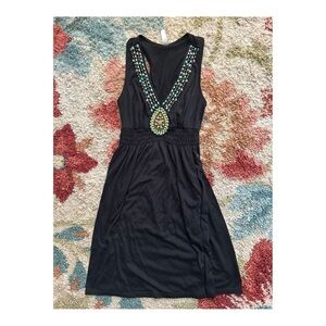 x-small xhilaration babydoll y2k tank top with bead detailing
